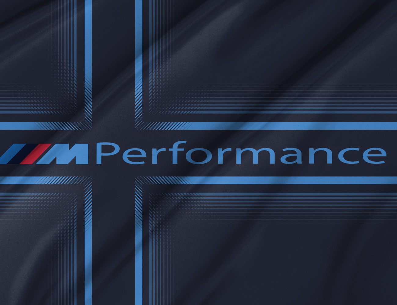 BMW M Performance Blue Outdoor Quality Flag