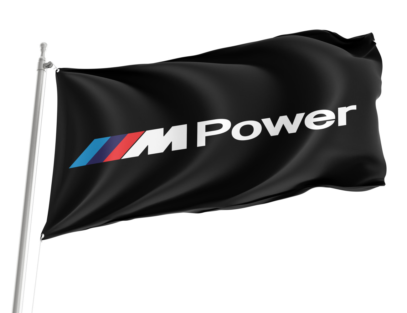 BMW M Power Black Outdoor Quality Flag