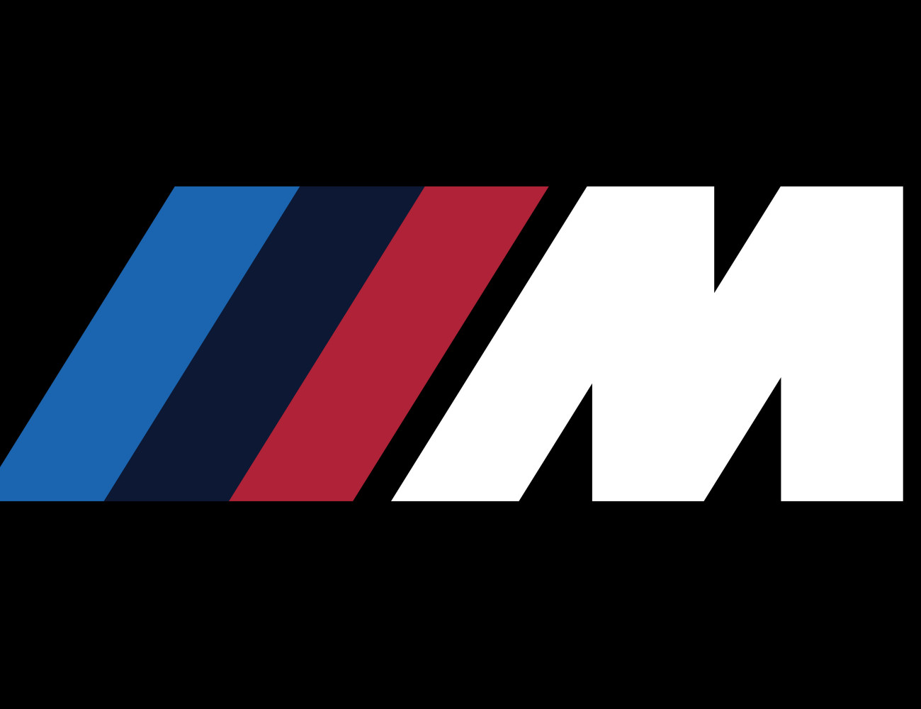 BMW M Logo Black Outdoor Quality Flag