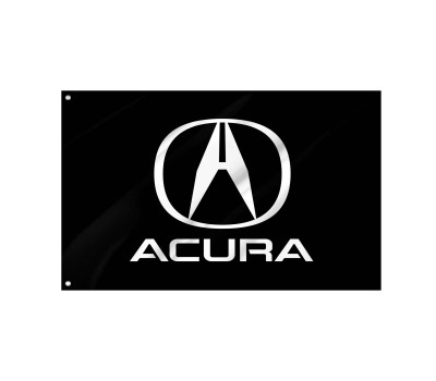 Acura Black Outdoor Quality Flag