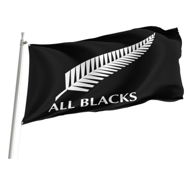 All Blacks Black Outdoor Quality Flag