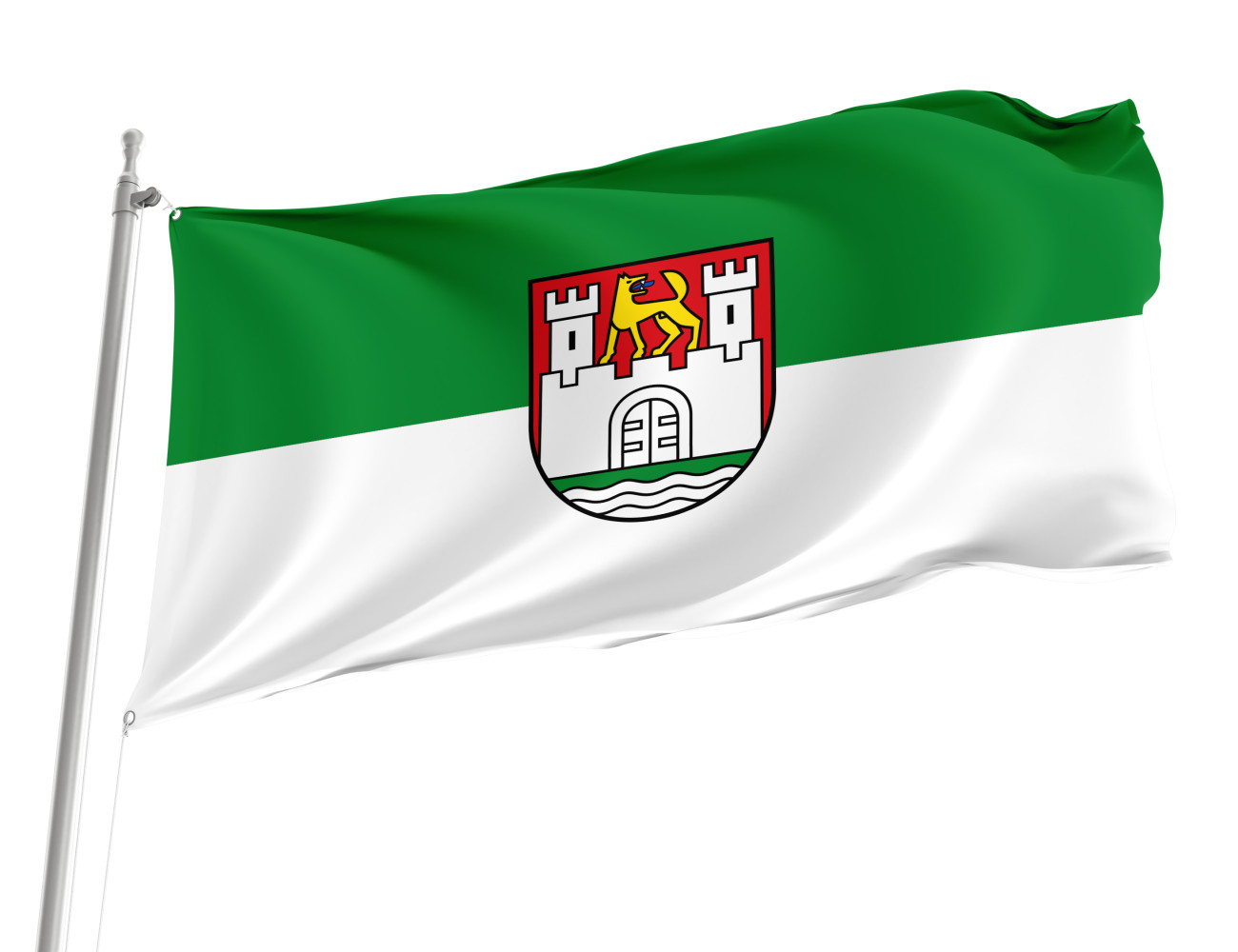 Wolfsburg Outdoor Quality Flag, DE--251