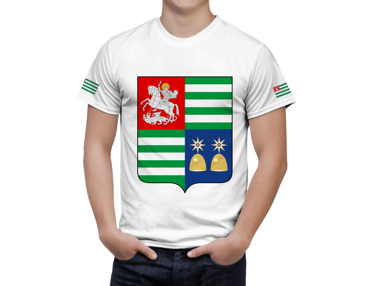 Abkhazia Coat Of Arms T-Shirt, Arms-2