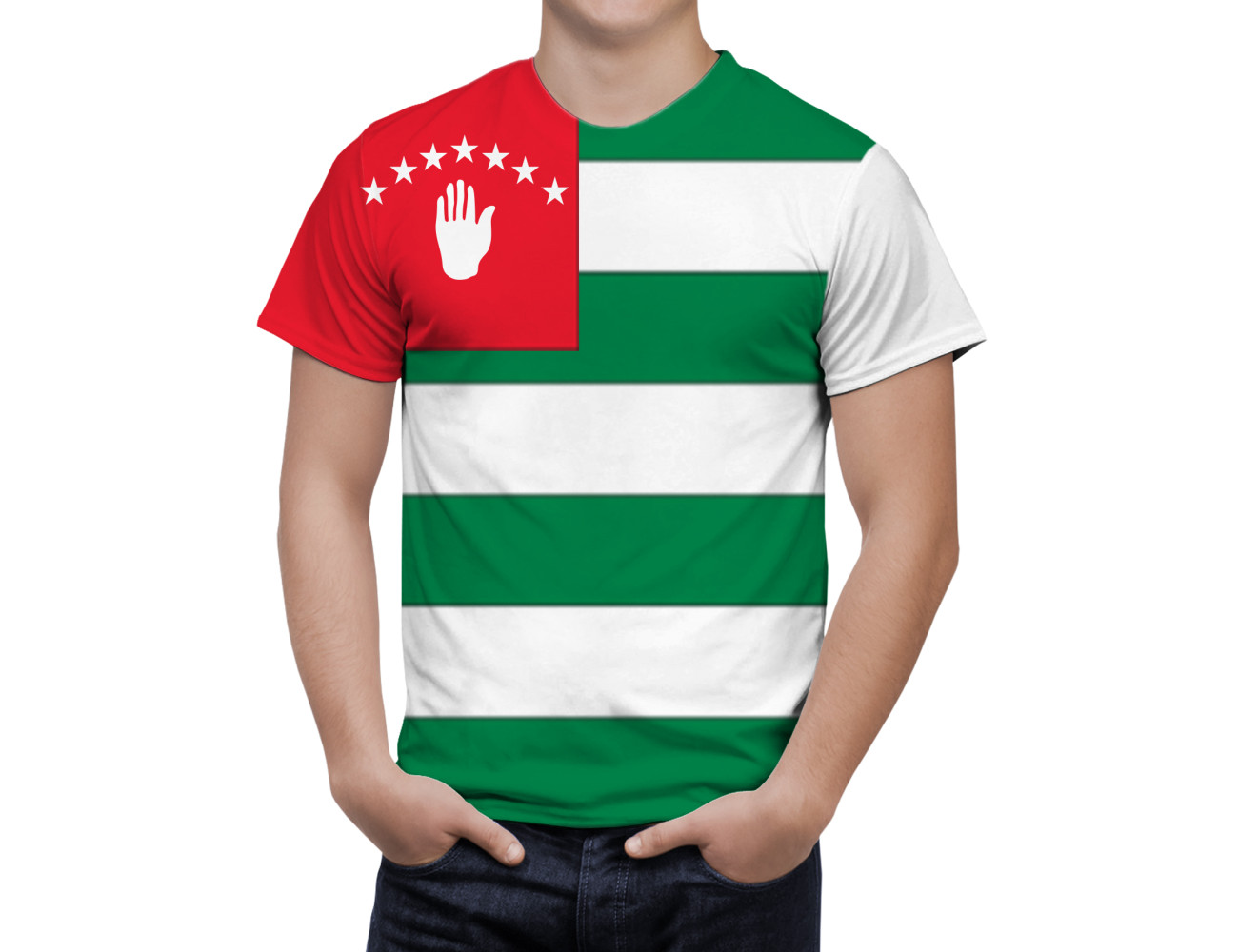 Abkhazia Flag T-Shirt, DAN--51