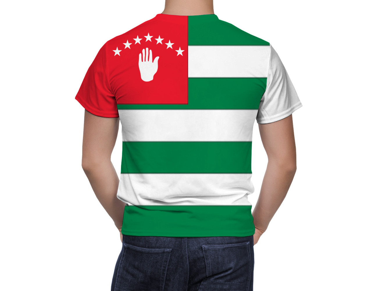 Abkhazia Flag T-Shirt, DAN--51