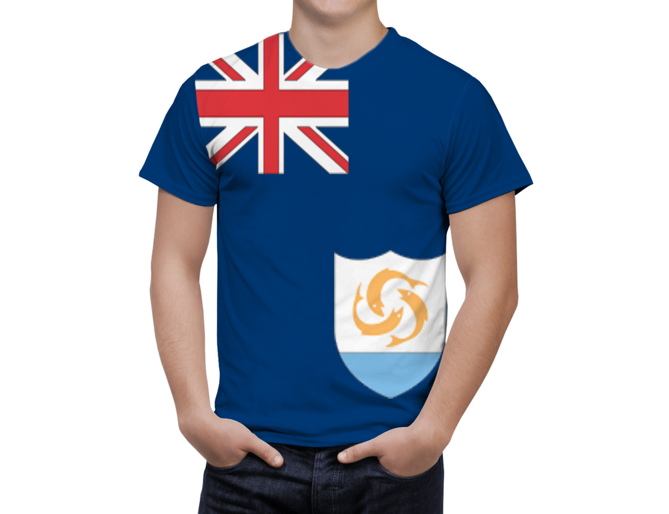 Anguilla Flag T-Shirt, DAN--51