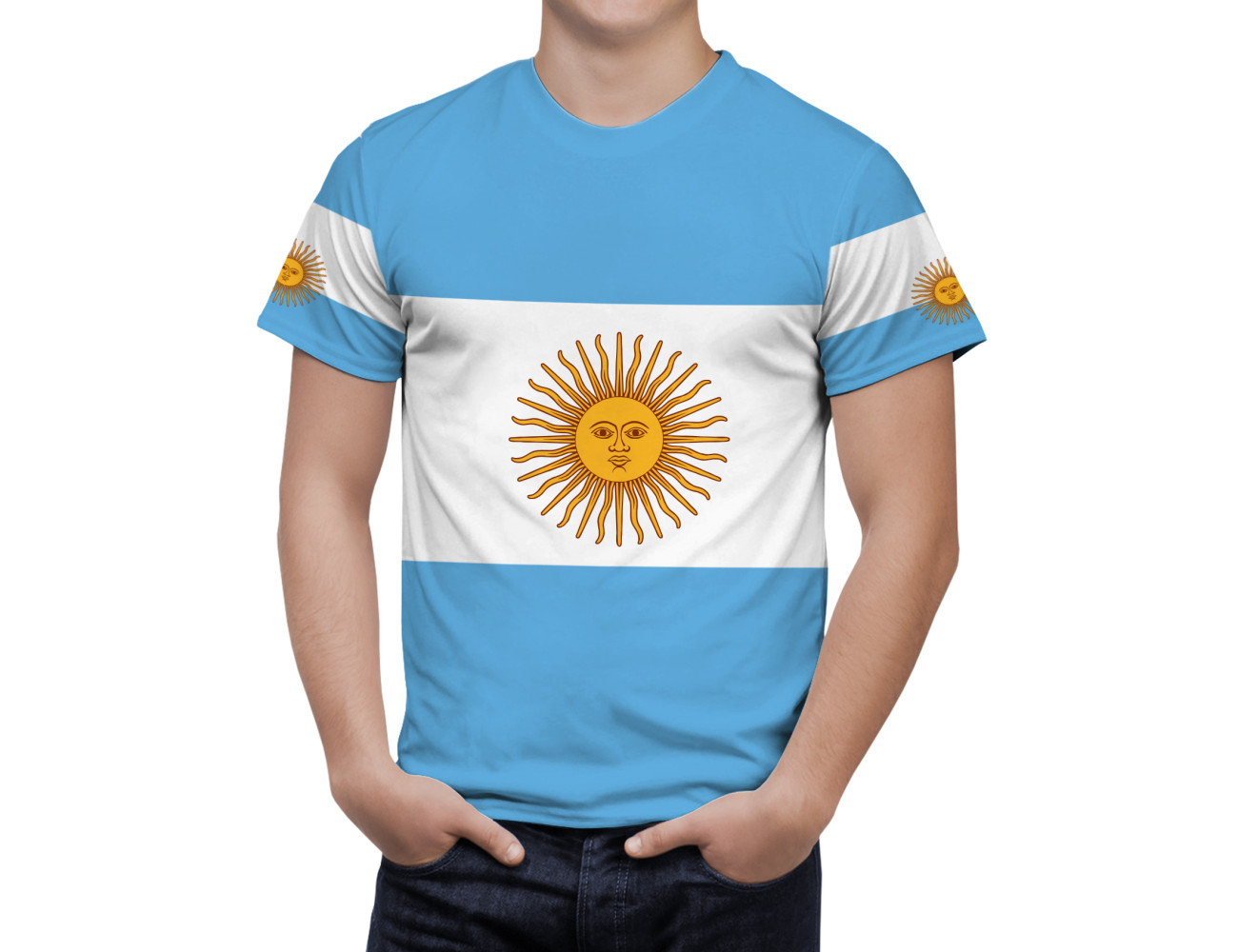 Argentina Flag T-Shirt, DAN--51