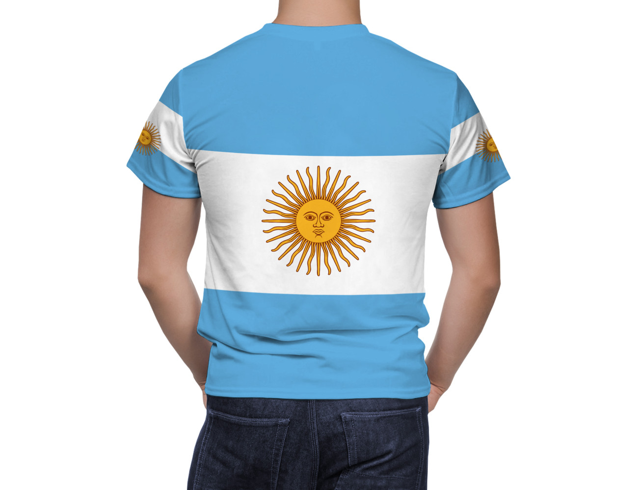 Argentina Flag T-Shirt, DAN--51