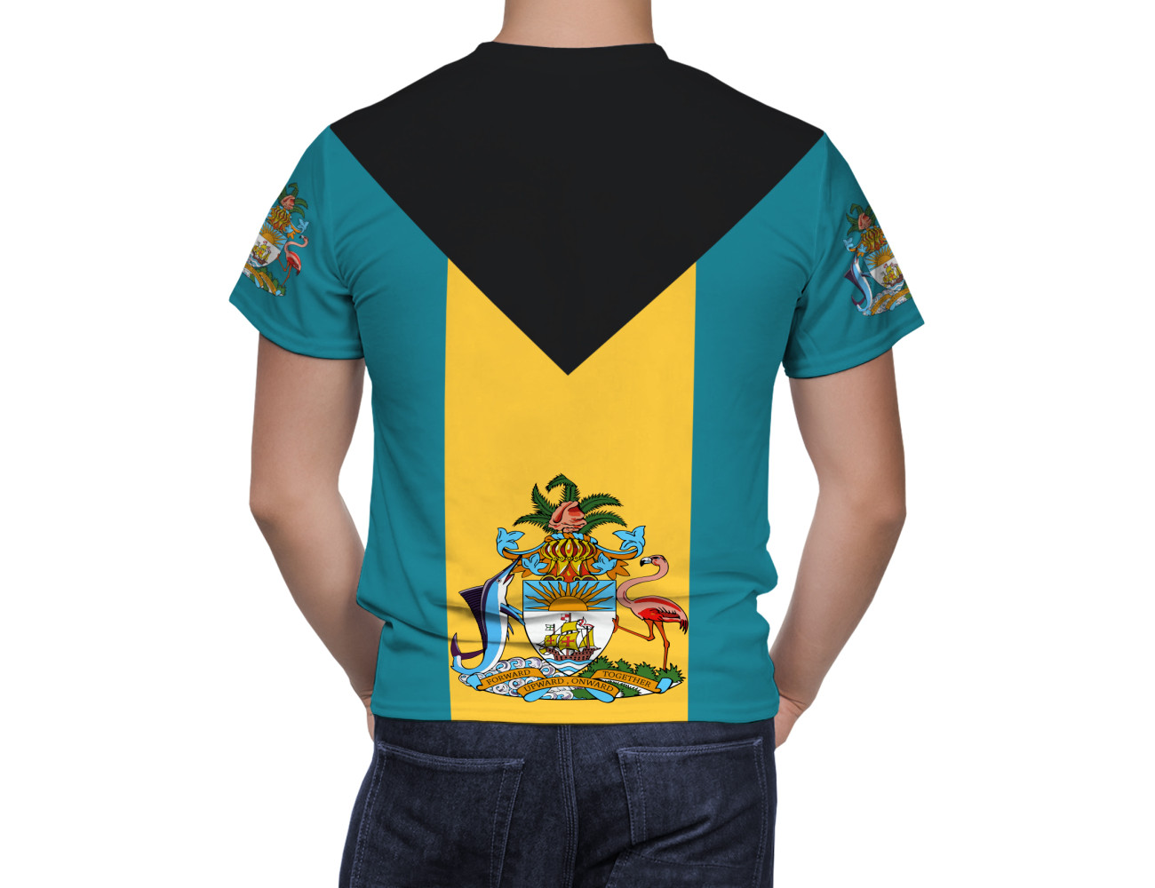 Bahamas Flag T-Shirt, DAN--51