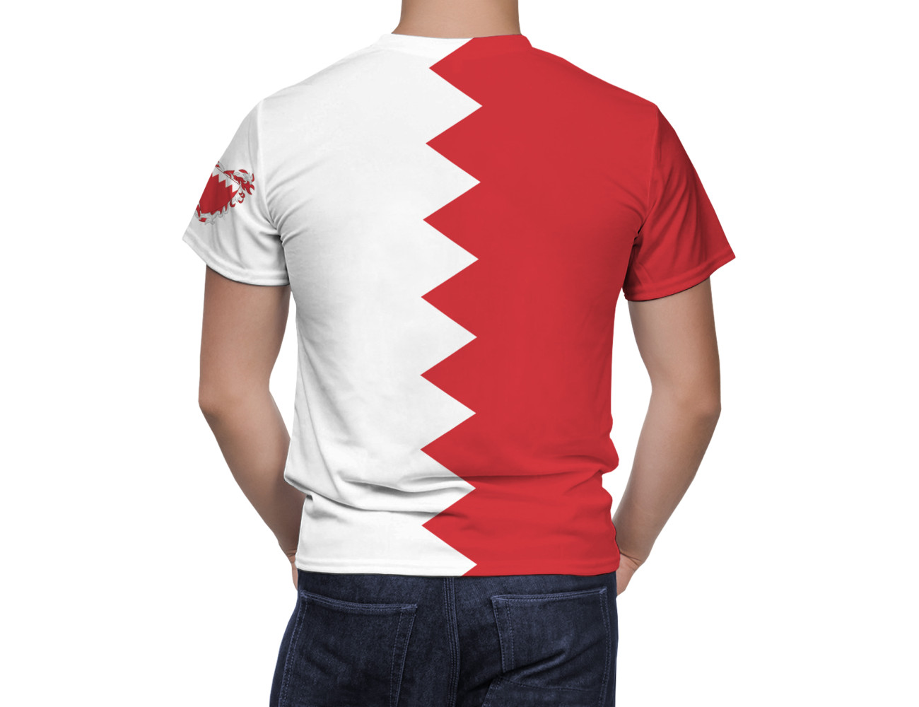 Bahrain Flag T-Shirt, DAN--51