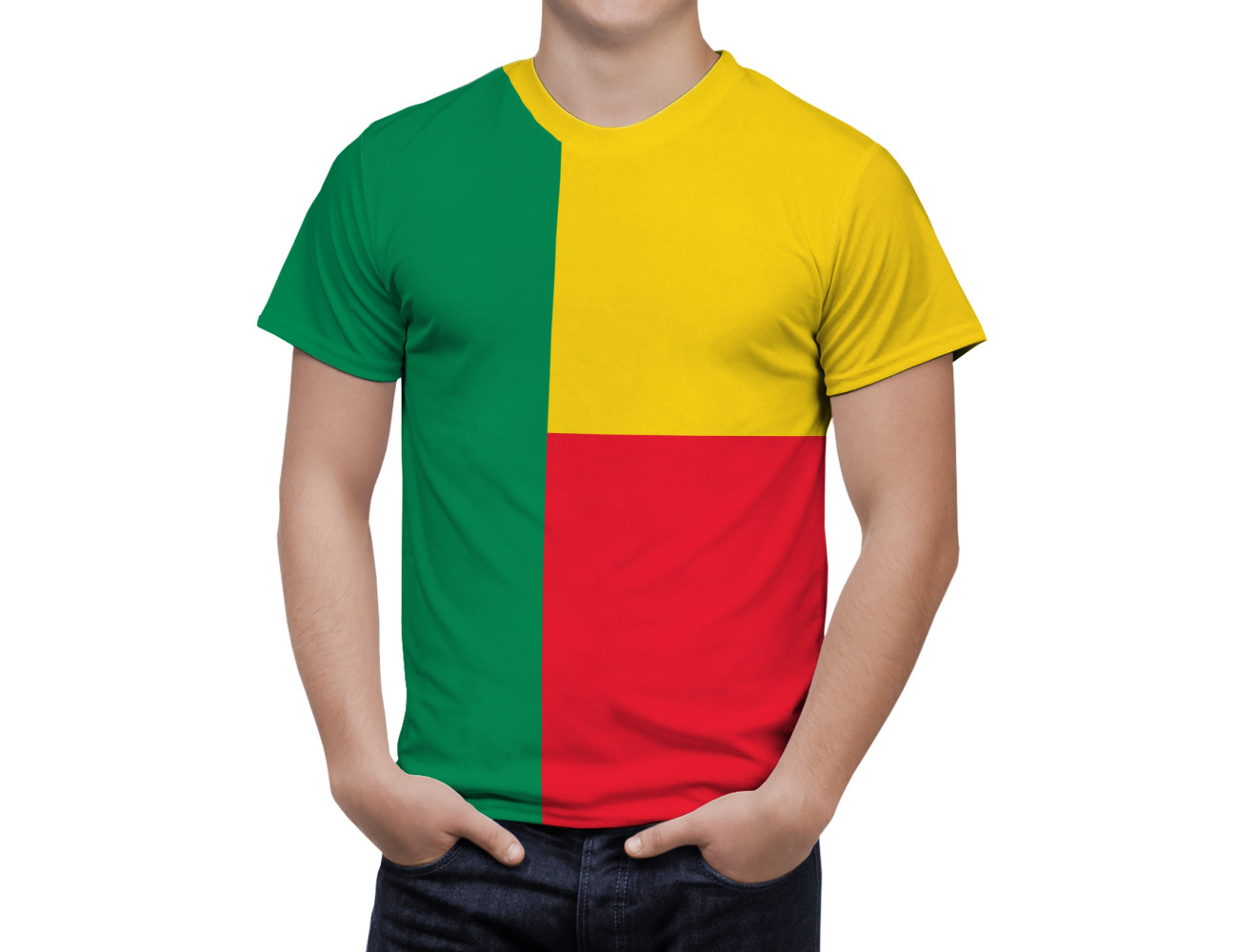 Benin Flag T-Shirt, DAN--1