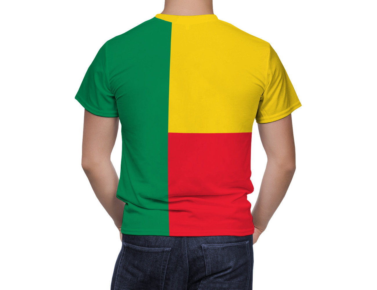 Benin Flag T-Shirt, DAN--1