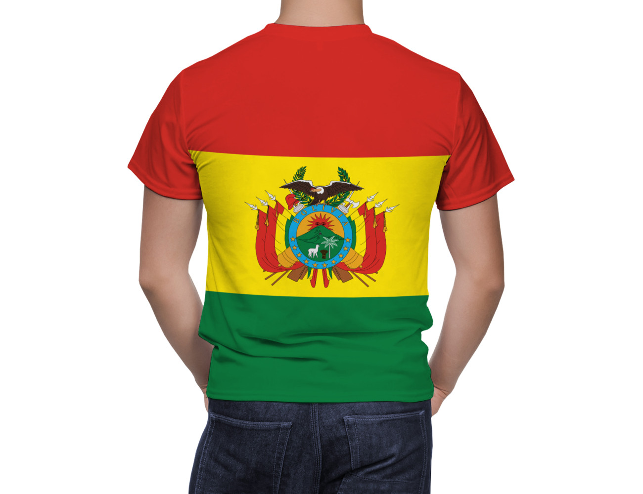 Bolivia Flag T-Shirt, DAN--4