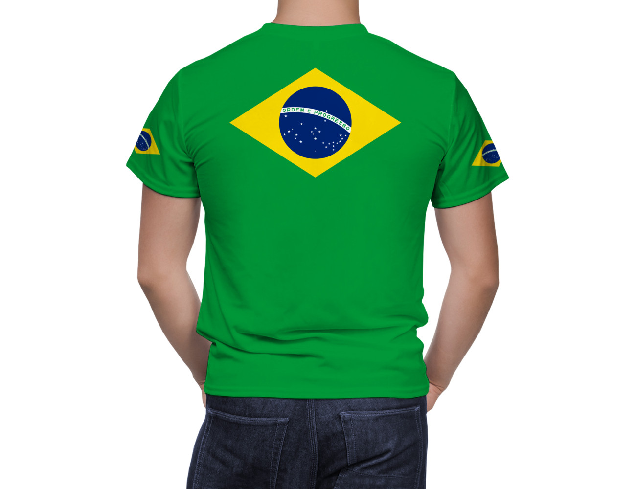 Brazil Flag T-Shirt, NAT--FLAG-1