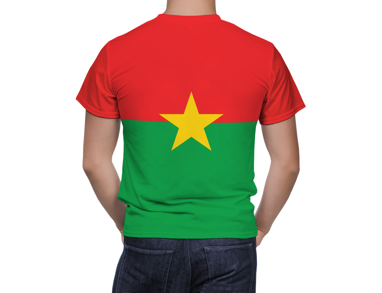 Burkina Faso Flag T-Shirt, NAT--FLAG-3