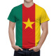 Cameroon Flag T-Shirt, NAT--FLAG-6