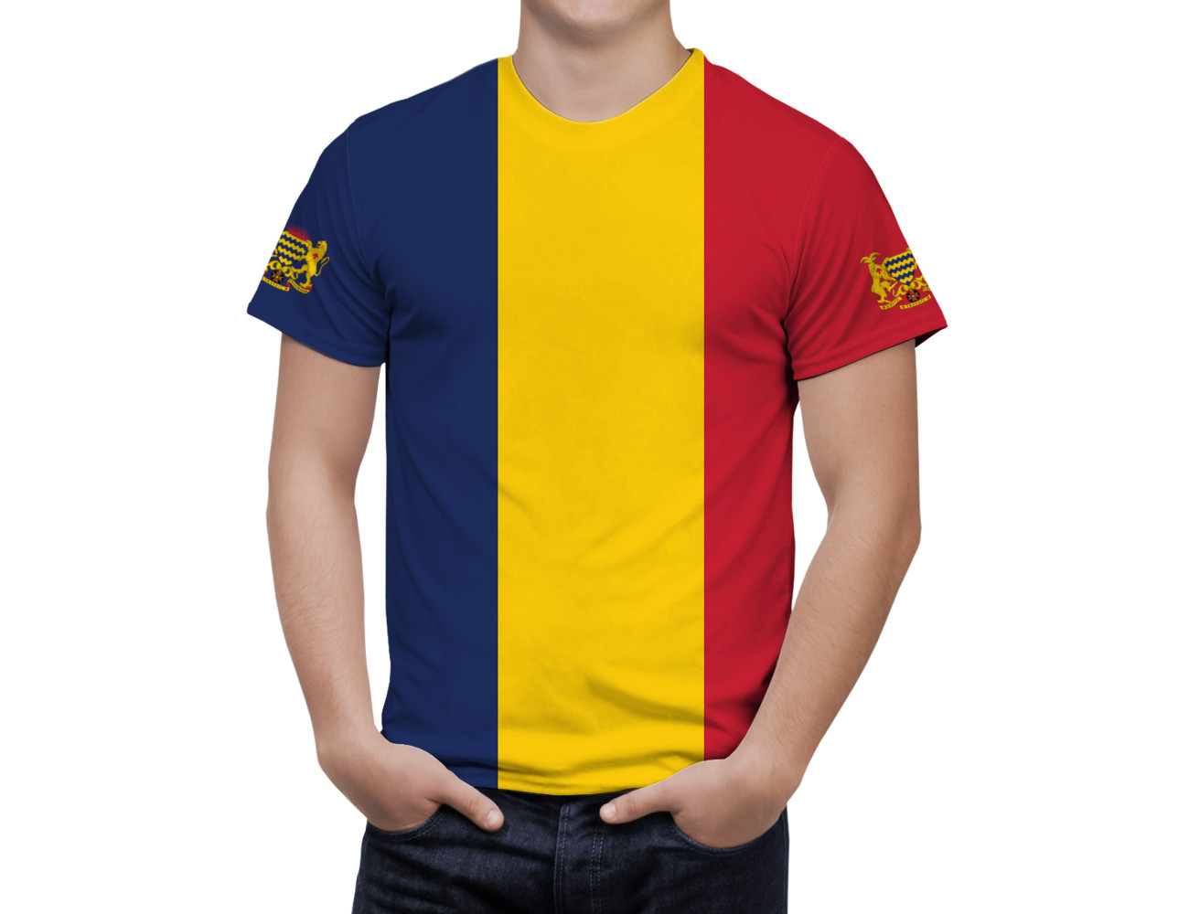 Chad Flag T-Shirt, NAT--FLAG-9