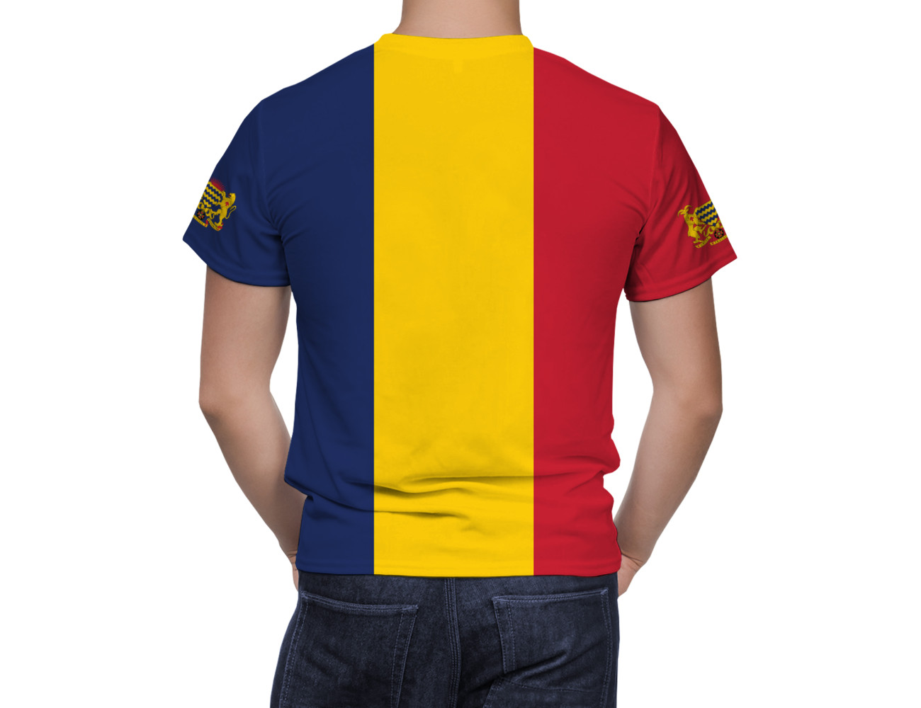 Chad Flag T-Shirt, NAT--FLAG-9