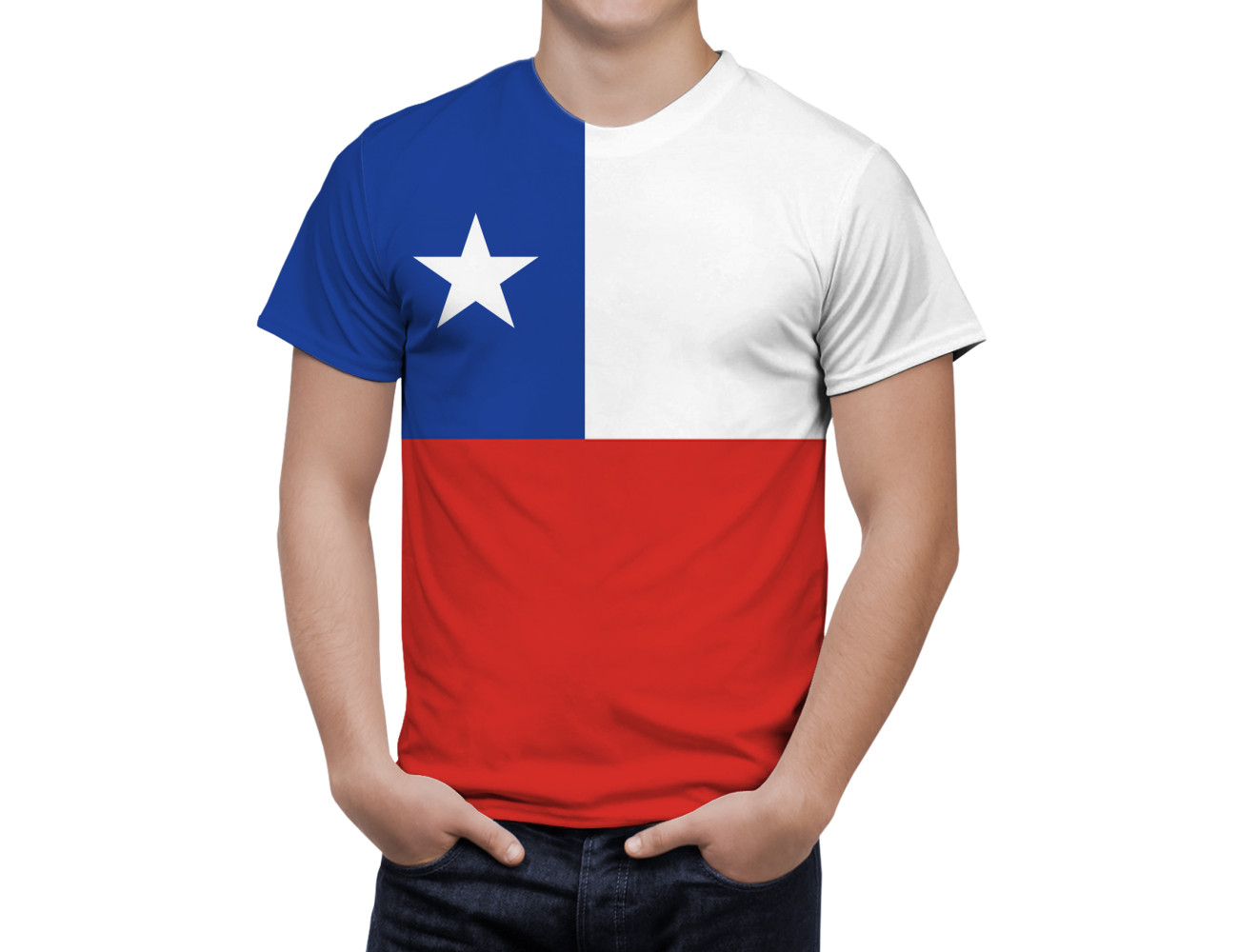 Chile Flag T-Shirt, NAT--FLAG-10