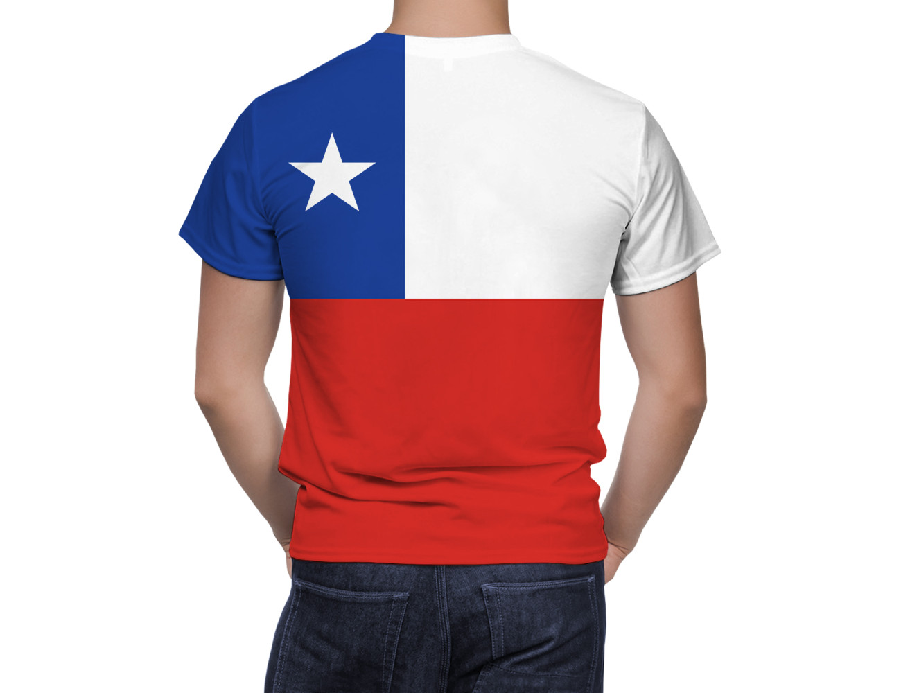 Chile Flag T-Shirt, NAT--FLAG-10