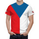 Czech Republic Flagge T-Shirt, NAT--FLAG-19