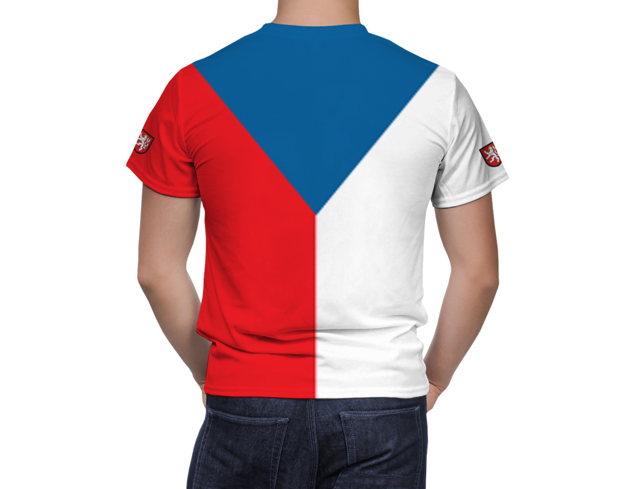 Czech Republic Flag T-Shirt, NAT--FLAG-19