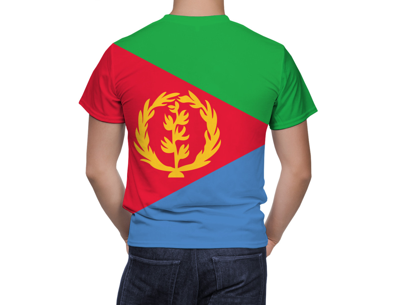 Eritrea Flagge T-Shirt, NAT--FLAG-30