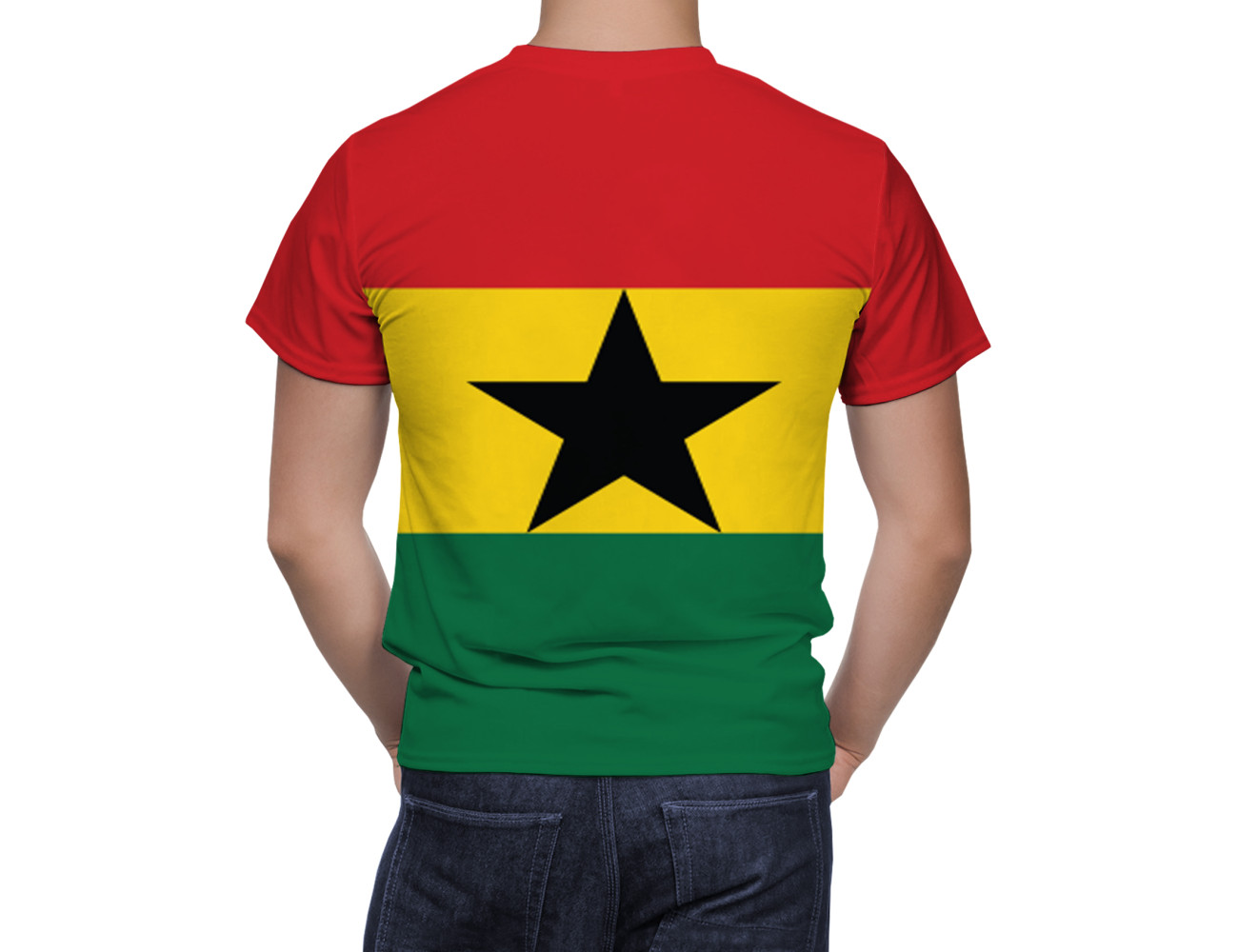 Ghana Flag T-Shirt Ghana Flag T-Shirt, NAT--FLAG-42