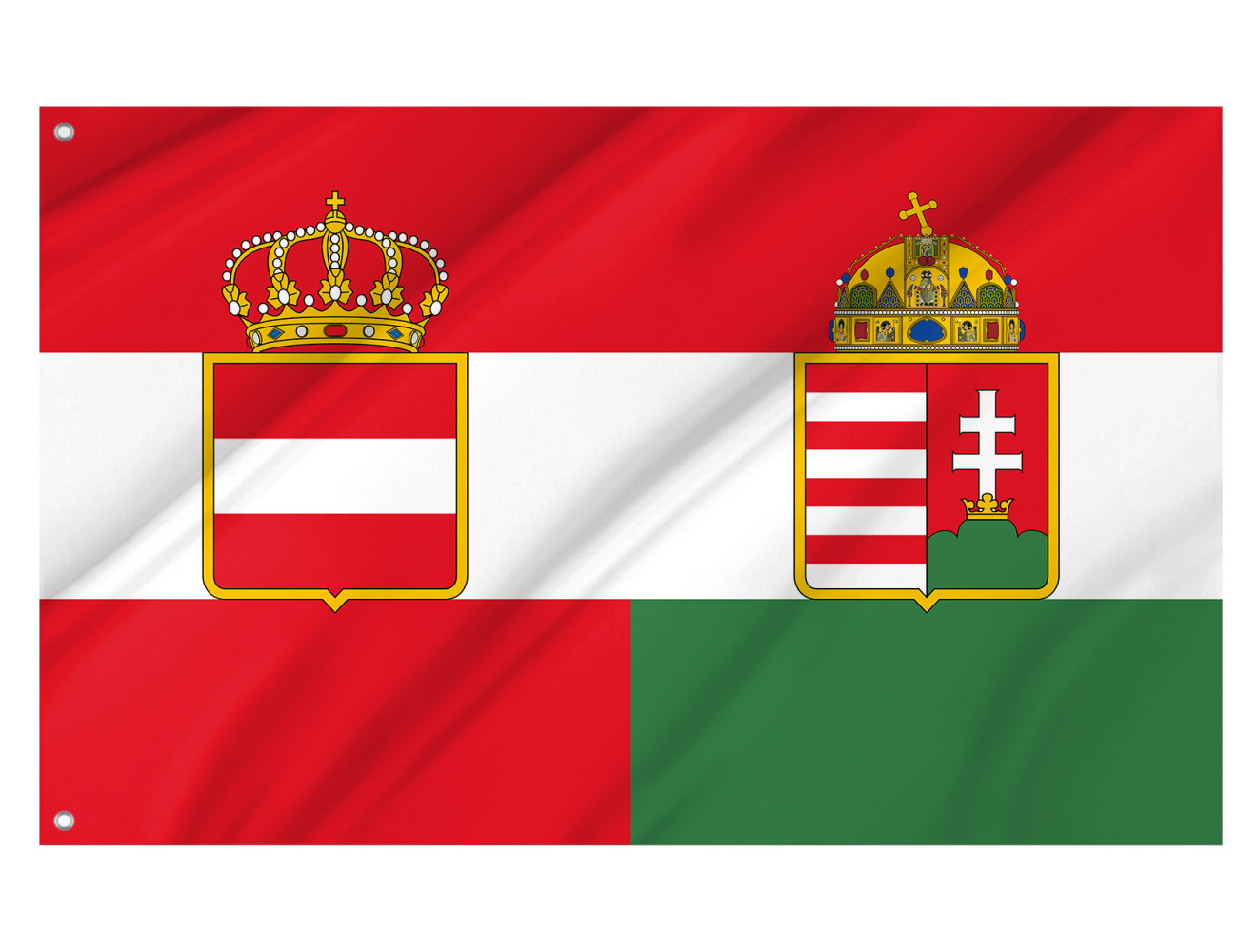 Austro-Hungarian Empire 1869-1918 Outdoor Qualität Flagge, HISTORY--13