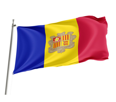 Andorra Outdoor Quality Flag Andorra Outdoor Quality Flag