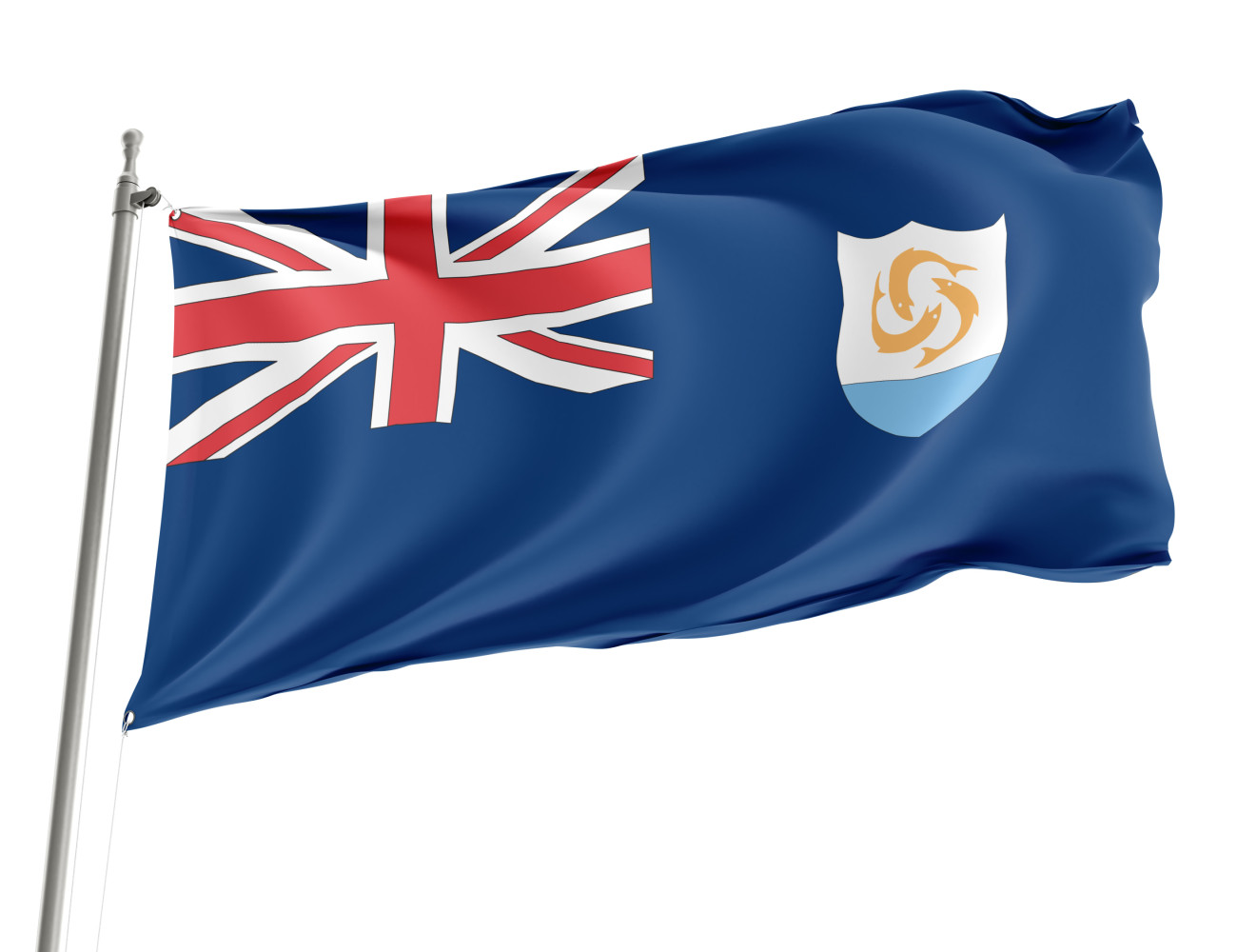 Anguilla Outdoor Qualität Flagge