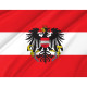 Austria with Crest Outdoor Quality Flag