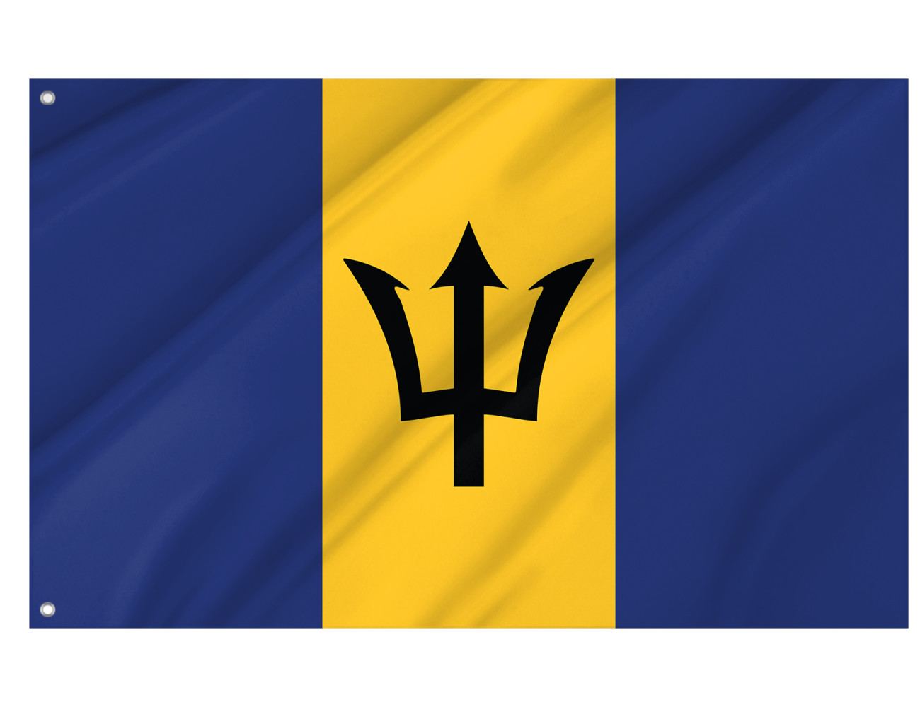 Barbados Outdoor Qualität Flagge