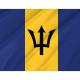 Barbados Outdoor Qualität Flagge