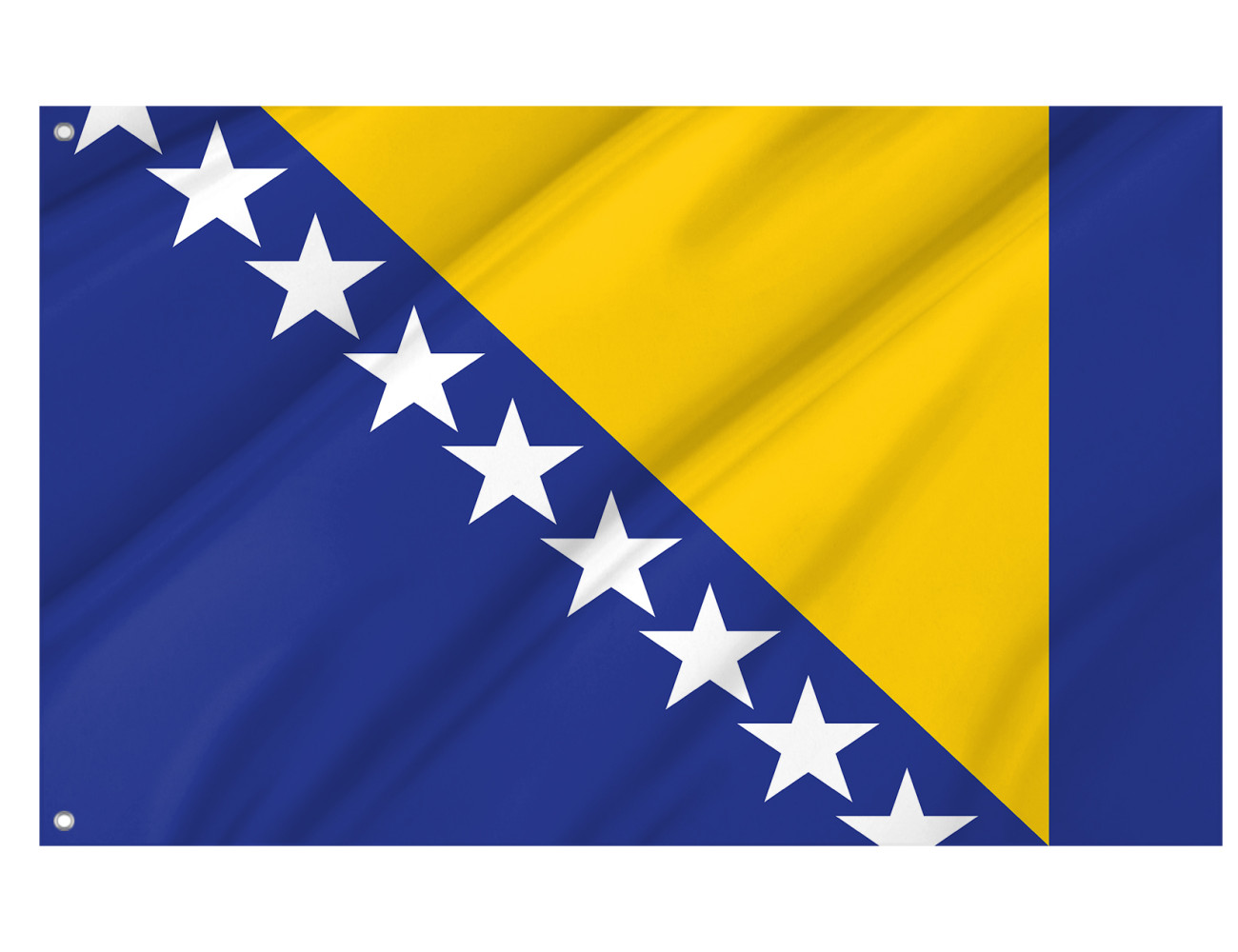 Bosnia and Herzegovina Outdoor Quality Flag