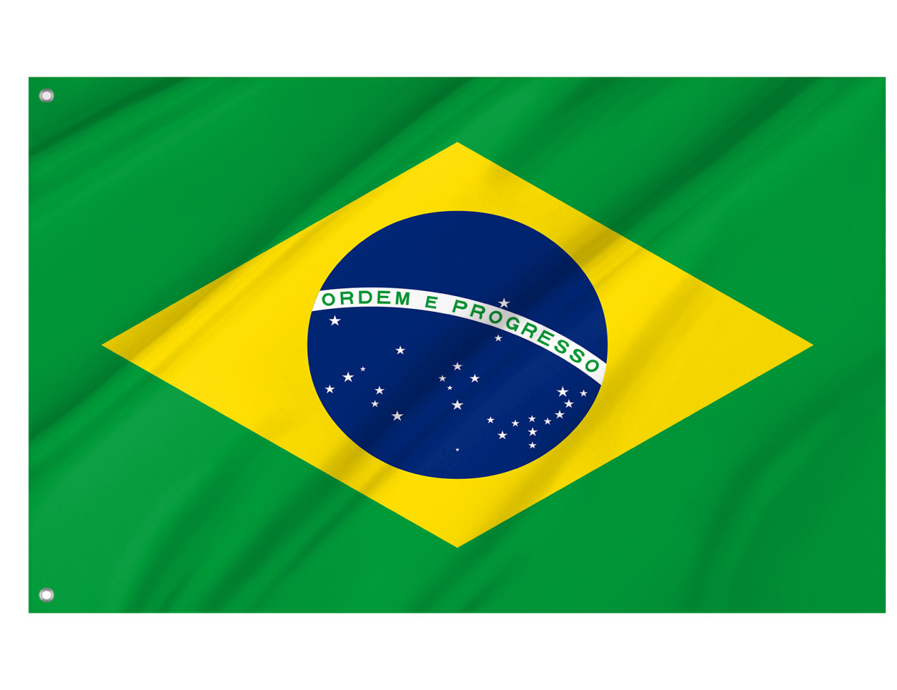 Brazil Outdoor Quality Flag