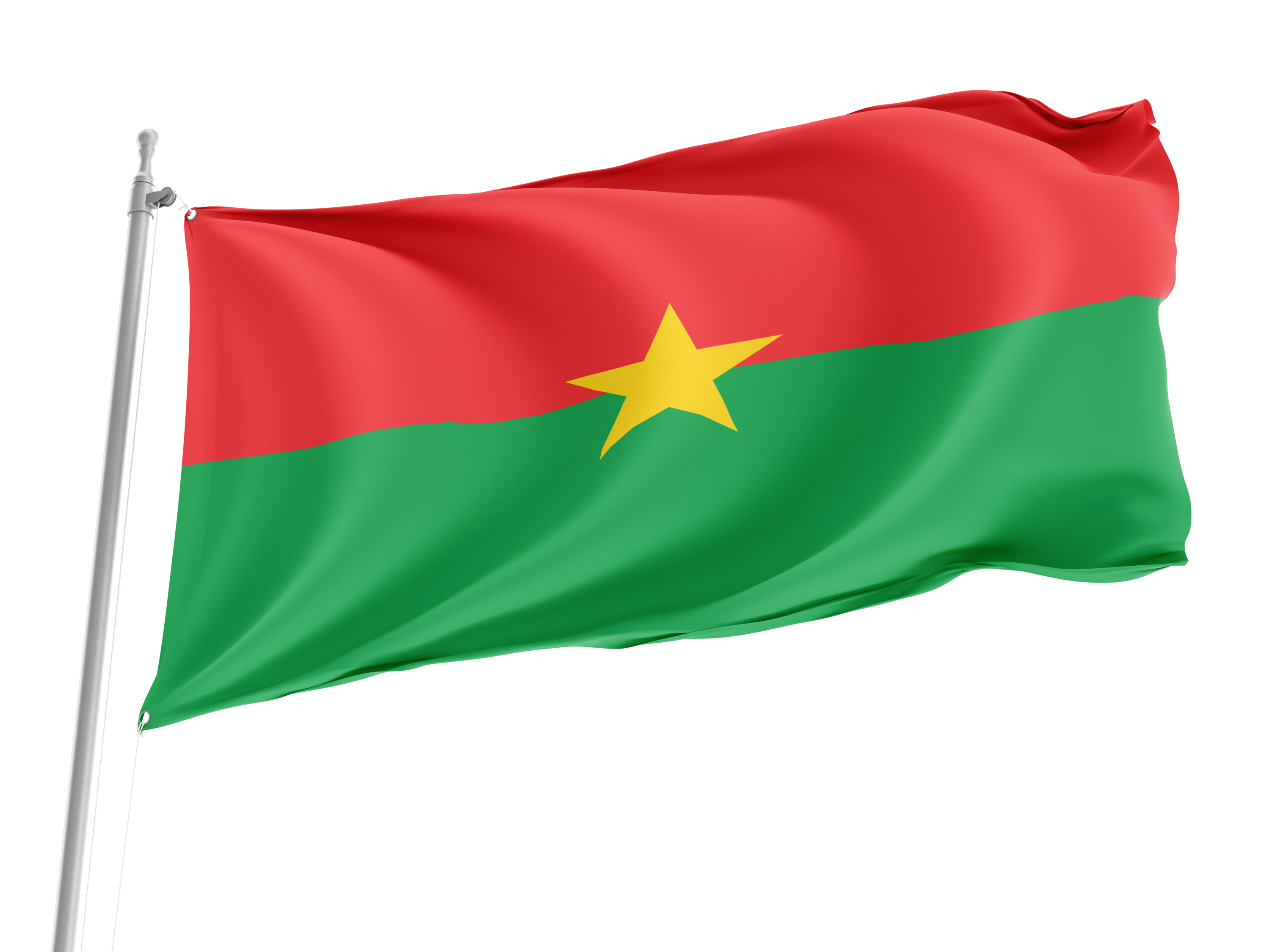Burkina Faso National Flag Flagmania Polyester Printed Flags 