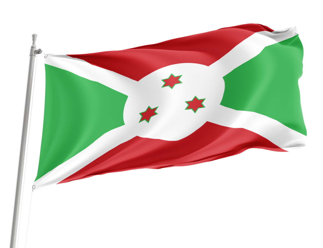 Burundi Outdoor Quality Flag