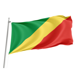 Republic of the Congo Outdoor Quality Flag