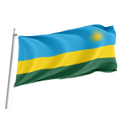 Rwanda Outdoor Quality Flag