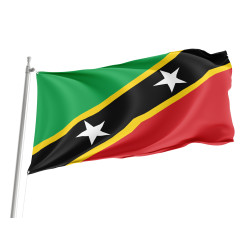 Saint Kitts and Nevis Outdoor Qualität Flagge