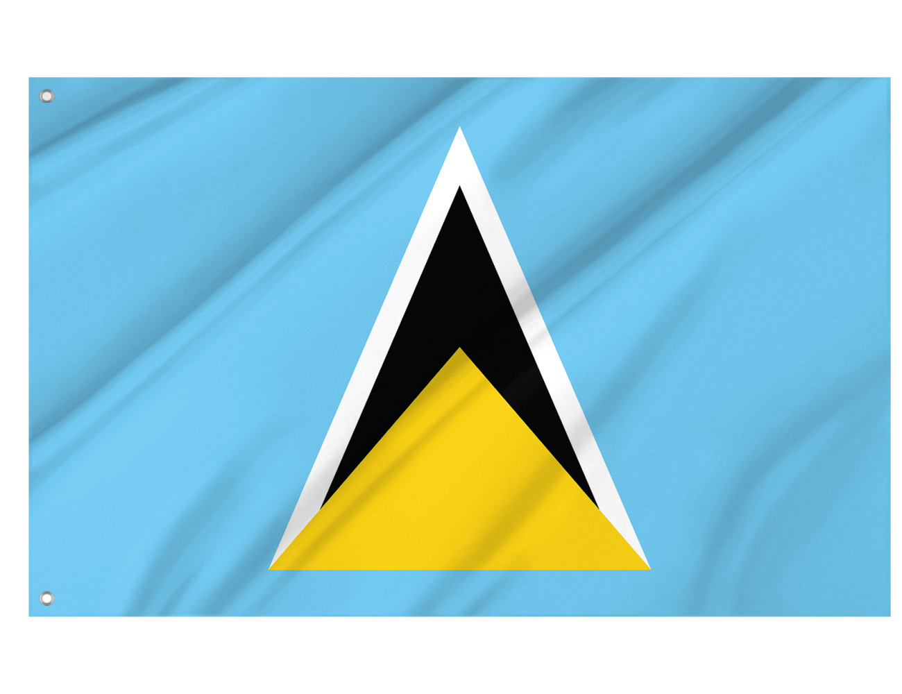 Saint Lucia Outdoor Quality Flag Saint Lucia Outdoor Quality Flag