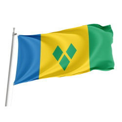 Saint Vincent Outdoor Quality Flag