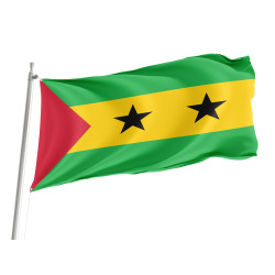 Sao Tome Outdoor Qualität Flagge