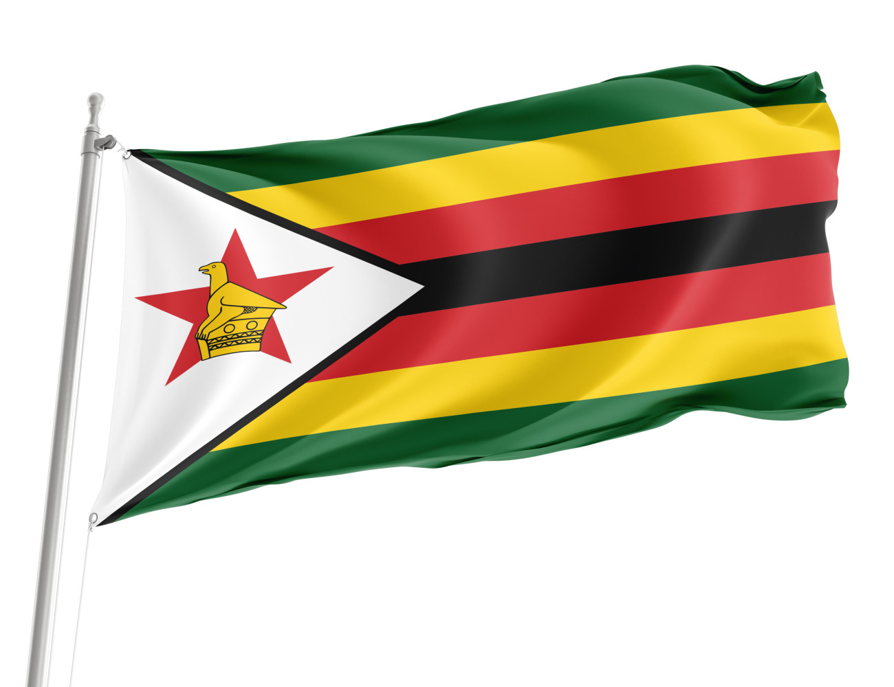 Zimbabwe Outdoor Quality Flag Zimbabwe Outdoor Quality Flag