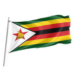 Zimbabwe Outdoor Quality Flag