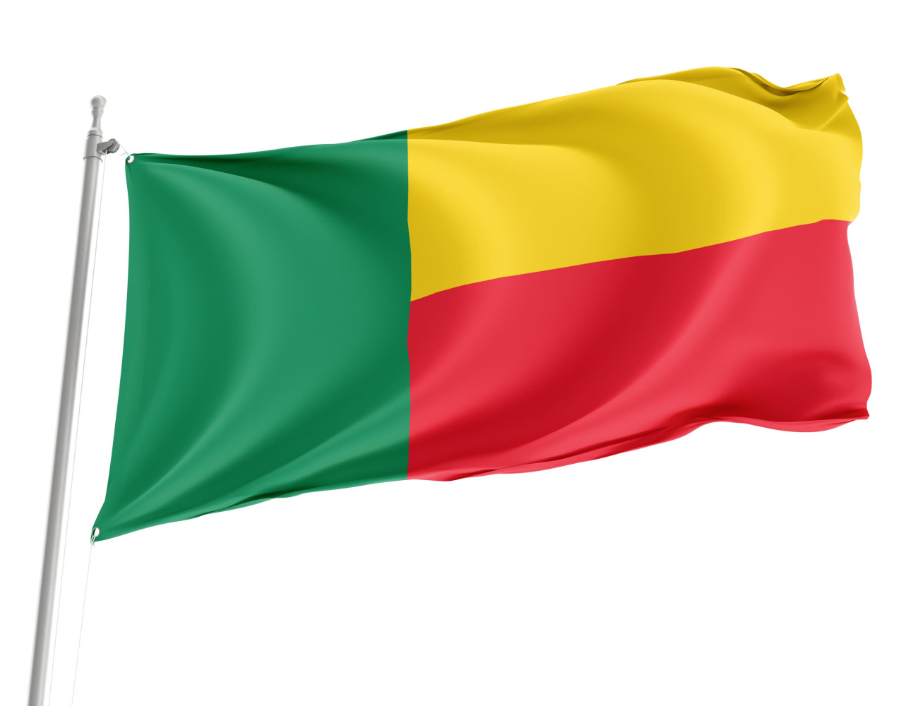 Benin Outdoor Qualität Flagge