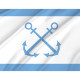 Argentine Prefecture Outdoor Qualität Flagge