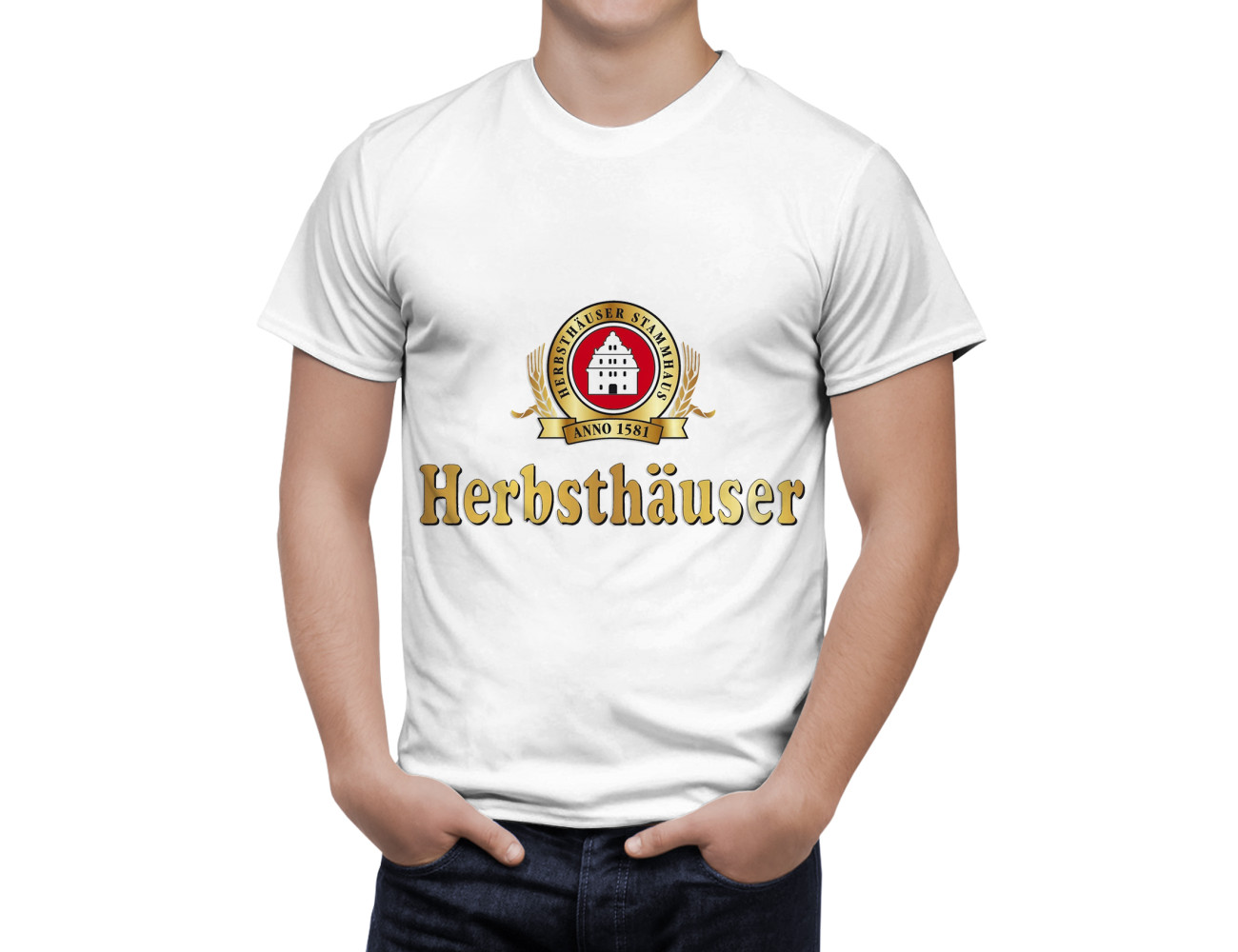 Herbstäuser Bier Weiß T-Shirt, BEER-SHIRT--3