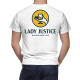 Lady Justice Great Beer, Better World White T-Shirt, BEER-SHIRT--4